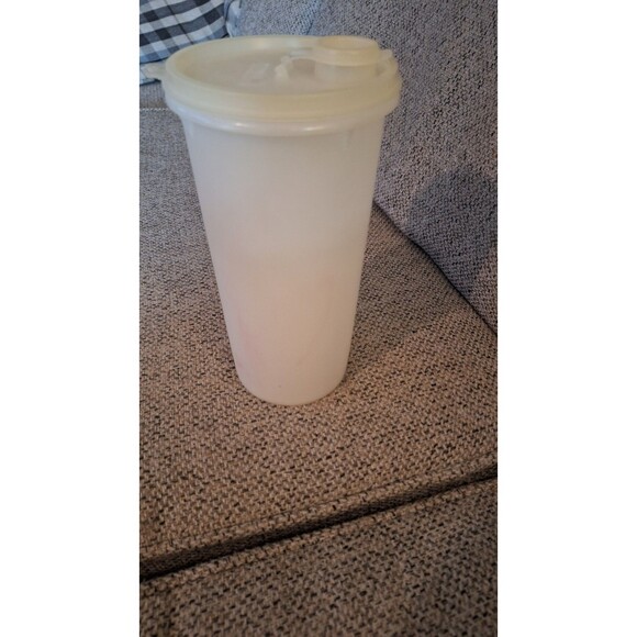 Tupperware‎ Sheer 48 oz Juice Container  #261 #563 #564 Handolier Lid Vtg - Picture 6 of 7